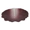 12"L Kitchen Ceramic Fresh Red Cabbage Shaped Dinner Serving Plates Set Of 3 view 3