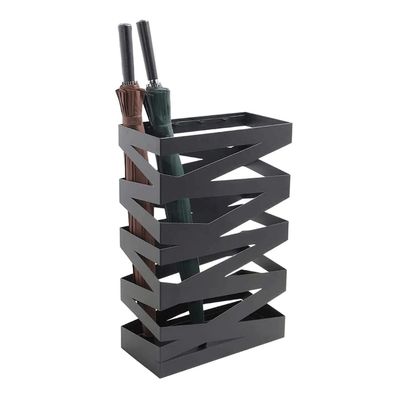 NOBRIM Umbrella Rack Stand Rectangle Umbrella Stands for Entryway Golden Umbrella Storage Indoor Umbrella Stand for Canes Walking Sticks Canes Walking Sticks Holder