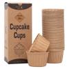 Bake Choice 50pcs Natural Cupcake Baking Cups, Heavy Duty Parchment Paper Cupcake Liners 3.5oz for Muffin, Dessert. view 1