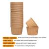 Bake Choice 50pcs Natural Cupcake Baking Cups, Heavy Duty Parchment Paper Cupcake Liners 3.5oz for Muffin, Dessert. view 4