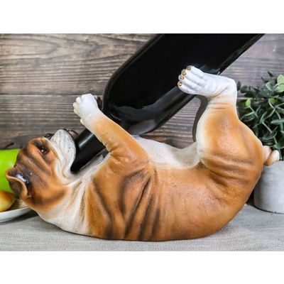 1 Pcs of Dog 10.25" Long Wine Bottle Holder Caddy