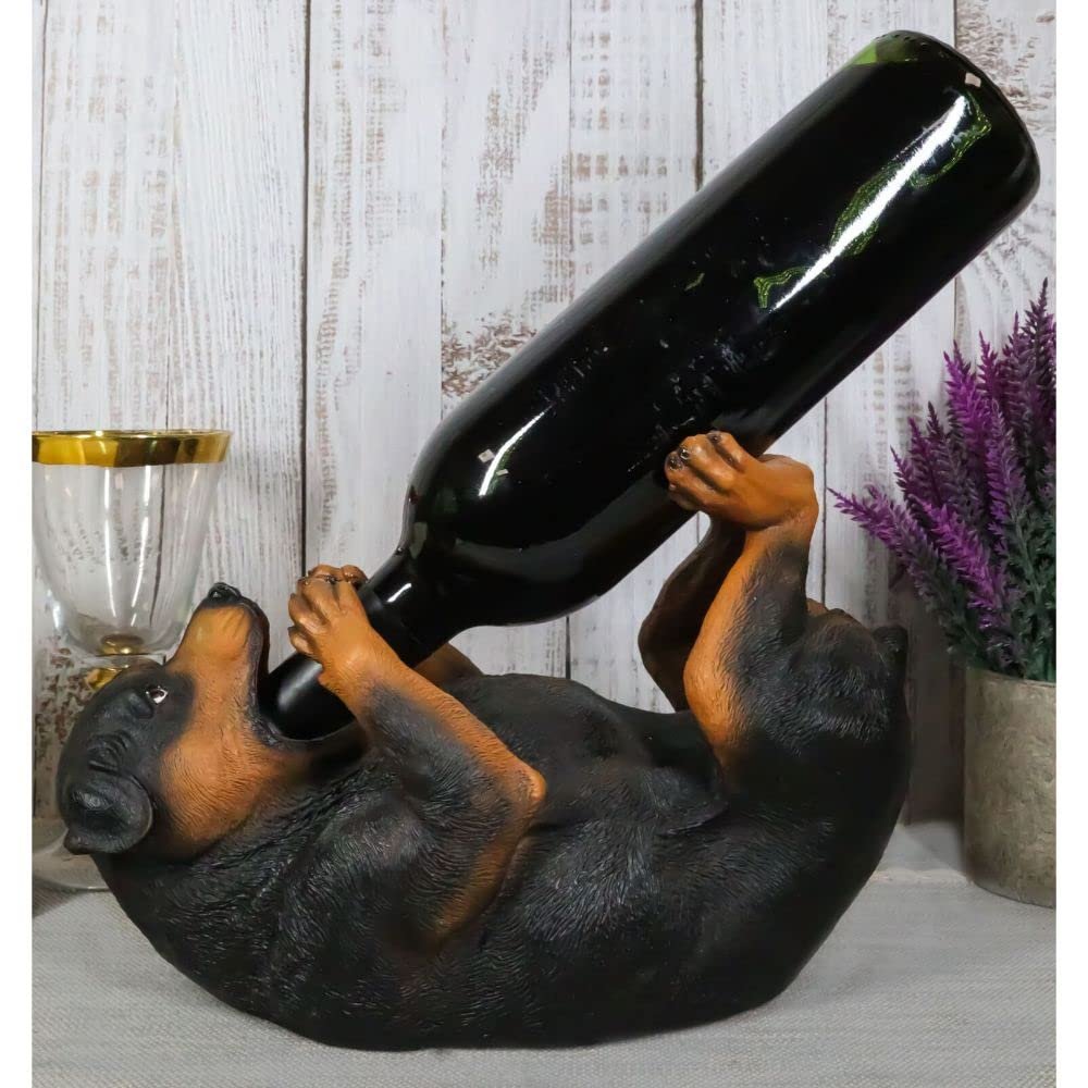 1 Set of Dog Wine Oil Bottle Holder Figurine Kitchen