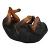 1 Set of Dog Wine Oil Bottle Holder Figurine Kitchen view 2
