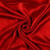 100% Pure Silk Satin Sheet Set 4 Pieces Silk Fitted Sheet 15" Deep Pocket Mattress fit Silk Flat Sheet & Silk Pillowcases Soft Silk Sheets Wrinkle Free - King - Red view 2