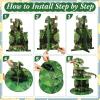 3 Tier Dinosaur Cupcake Stand Party Decorations Dinosaur Theme Cupcake Holder Decorations Dino Dessert Tower for Kids Dino Jungle Theme Party Birthday Supplies(Realistic) view 4