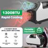 Treeligo Portable Camping Air Conditioners 2900BTU- dc Tent Air Conditioner 24V 700W |3 Wind Speeds|for Van Life, Camping Tent, Outdoor, Indoor view 2