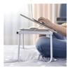 TATSEN Computer Desk Folding Computer Desk Adjustable Laptop Table with Mouse Board and Mobile Phone Slot Laptop Bed Table Office Desk view 3