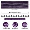 12 Pack 10Ft Cheesecloth Table Runner 35x120 Inch Boho Gauze Table Runner Rustic Cheese Cloth Long Romantic Table Runners for Wedding Bridal Shower Birthday Party Table Decor (Dark Purple) view 2