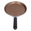 6in Frying Pan, Flat Bottomed Pancake Pan, Nonstick Skillet Pan with Comfortable Handle, Washable and Scratch Resistance Omelette Pan for Kitchen, Induction, Cooker(Gold) view 1
