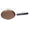 6in Frying Pan, Flat Bottomed Pancake Pan, Nonstick Skillet Pan with Comfortable Handle, Washable and Scratch Resistance Omelette Pan for Kitchen, Induction, Cooker(Gold) view 2