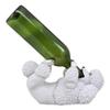 1 Pcs of Canine White Dog Wine Bottle Holder Figurine view 2