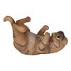 1 Pcs of Wet Your Whiskers Drinking Brown Striped Cat Wine Bottle Holder Figurine view 2