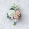 HXSCOO Artificial Bride Bridesmaid Wedding Bouquet Silk Ribbon Roses Holding Flowers Bride Mariage Bouquet Wedding Accessories Favors (Color : Boutonnieres) view 1