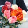 HXSCOO Fire Roasted Feel Moisturizing Rose Artificial Flower Wedding Props Flower Arrangement Fake Flower Bouquet Room Home Decoration (Color : Red) view 3