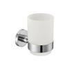 304 Stainless Steel Bathroom Glass Shelf Cup Soap Holder Towel Rack Bar Wall Toilet Brush Hanger Chrome Plating Accessories Set,Toothbrush Holder view 1