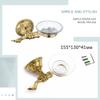 Luxury Gold Bathroom Accessories Set Antique Bathroom Shelves Towel Bar Toilet Paper Holder Cup Soap Holders Toilet Brush Holder,soap Dish view 2