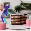 Abaodam 2pcs Elegant Cake Cutter Wedding Cake Cutting Tool for Anniversaries Parties and Celebrations Handles for Special Occasions view 2