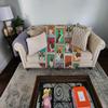 Caroline's Treasures MLM1132LQB Lots of Brindle Cardigan Corgi Quilted Blanket 50x60 Artwork Pattern Quilted Throw Blanket for Bed, Couch, Sofa, Soft and Lightweight view 2