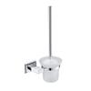 Bathroom Hardware Set Chrome Robe Hook Towel Rail Bar Rack Ring Shelf Tissue Paper Holder Toothbrush Soap Holders Accessories,toilet brush holder view 1