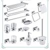 Bathroom Hardware Set Chrome Robe Hook Towel Rail Bar Rack Ring Shelf Tissue Paper Holder Toothbrush Soap Holders Accessories,toilet brush holder view 3