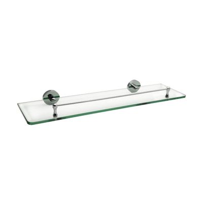 304 Stainless Steel Bathroom Glass Shelf Cup Soap Holder Towel Rack Bar Wall Toilet Brush Hanger Chrome Plating Accessories Set,Glass Shelf