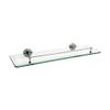 304 Stainless Steel Bathroom Glass Shelf Cup Soap Holder Towel Rack Bar Wall Toilet Brush Hanger Chrome Plating Accessories Set,Glass Shelf view 1