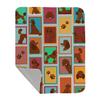 Caroline's Treasures MLM1116LQB Lots of Chocolate Standard Poodle Quilted Blanket 50x60 Artwork Pattern Quilted Throw Blanket for Bed, Couch, Sofa, Soft and Lightweight view 1