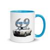 1969 Trans Am Cameo Ivory 69 Firebird Muscle car Mug with Color Inside view 1