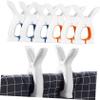 balacoo 6pcs Windproof Beach Towel Chair Clips Plastic Clothespins for Towel and Clothesline for Securing Chairs at Pool and Beach view 1