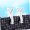 balacoo 6pcs Windproof Beach Towel Chair Clips Plastic Clothespins for Towel and Clothesline for Securing Chairs at Pool and Beach view 2