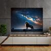 Sense Canvas Lion Celestial Galaxy 72 Canvas Art - Home Decor Wall Art Print Poster Painting Medium 24x18 / 1.5" view 3