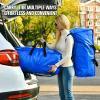 Moving Bags, Storage Totes, Extra Large Storage Bags for Moving Supplies, College Dorm Essentials, Bedroom Closet, Packing Bags with Backpack Handles Zipper Compatible with IKEA Frakta Cart12 Pack view 4