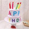 LABRIMP Birthday Cake Hat for Birthday Party Decor Fun Cap for Celebrations and Photo Props view 3