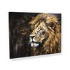 Sense Canvas Lion Luxurious Contemporary 108 Canvas Art - Home Decor Wall Art Print Poster Painting Medium 24x18 / 0.75" view 1