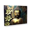 Sense Canvas Buddha Art Encaustic 20 Canvas Art - Home Decor Wall Art Print Poster Painting Small 16x12 / 0.75" view 1