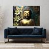 Sense Canvas Buddha Art Encaustic 20 Canvas Art - Home Decor Wall Art Print Poster Painting Small 16x12 / 0.75" view 2