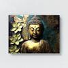 Sense Canvas Buddha Art Encaustic 20 Canvas Art - Home Decor Wall Art Print Poster Painting Small 16x12 / 0.75" view 4