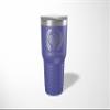 Alterd Industries Tennis Coach Gift - insulated tumbler with lid, travel coffee mug, personalized stainless steel cups, 20 oz tumbler (Tennis Wreath, Purple, 30oz Tumbler) view 4