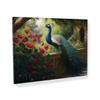 Sense Canvas Peacock Vibrant Garden 6 Canvas Art - Home Decor Wall Art Print Poster Painting Small 16x12 / 0.75" view 1