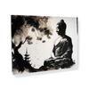 Sense Canvas Buddha Art Peaceful 24 Canvas Art - Home Decor Wall Art Print Poster Painting Medium 24x18 / 1.5" view 1