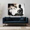 Sense Canvas Buddha Art Peaceful 24 Canvas Art - Home Decor Wall Art Print Poster Painting Medium 24x18 / 1.5" view 2