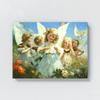 Sense Canvas Angel Art Joyful Angels Dancing 14 Canvas Art - Home Decor Wall Art Print Poster Painting Small 16x12 / 0.75" view 4