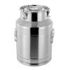 28L/7.4Gal Milk Can, Heavy Duty Milk Bucket Wine Pail Bucket Milk Can 304 Stainless Steel Tote Jug with Sealed Lid for Milk and Wine Liquid Storage view 1