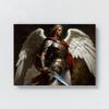 Sense Canvas Angel Art Angel Defense 21 Canvas Art - Home Decor Wall Art Print Poster Painting Small 16x12 / 0.75" view 4