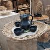 Chamba Clay Pitcher with Lid  1.3L Handmade Colombian Chocolate & Water Jug  Unglazed, Non-Toxic & Heat-Retaining  Traditional Earthenware for Authentic Flavor view 3