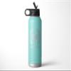 Alterd Industries Tennis Coach Gift - insulated tumbler with lid, travel coffee mug, personalized stainless steel cups, 20 oz tumbler (Tennis Wreath, Mint, 32oz Water Bottle) view 4