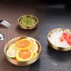 ZGWANSUI 4 Pack Gold Stainless Steel Soy Sauce Dish, Double Deck Dipping Pinch Bowls, Small Condiment Seasoning Dip Bowls, Mini Metal Ramekins Cups for French Fries Spice Sushi Serving, 3.5oz view 4