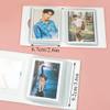 3inch Solid Color photocard holder binder Photo Album 32 Pockets polaroid album Idol Star Chasing Collect Book,Blue view 3