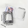 Cool Black White Photocard Holder 3 Inch Photo Album 40 Pockets Idol Cards Postcards Collect Book Polaroid Album,Grid view 3
