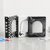 Cool Black White Photocard Holder 3 Inch Photo Album 40 Pockets Idol Cards Postcards Collect Book Polaroid Album,Grid view 4